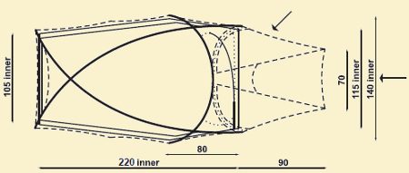 Схема 1 палатки hannah rider