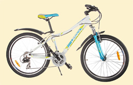 Lerock RX24 - велосипед детский 24\" белый (white)