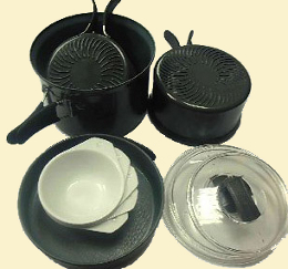 Tramp TRC-034 Набор посуды из анодированного алюминия на 2-3 персоны (профилир.дно)
